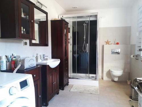 Entwürfe für Badezimmer - meine Beispiele für verschiedene Stile und funktionelle Lösungen.